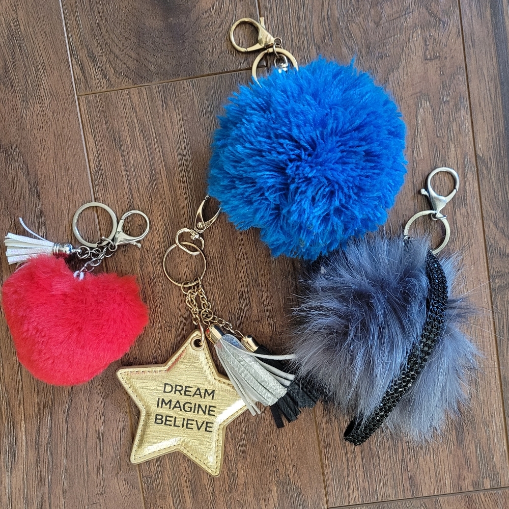 4Key chain purse fobs